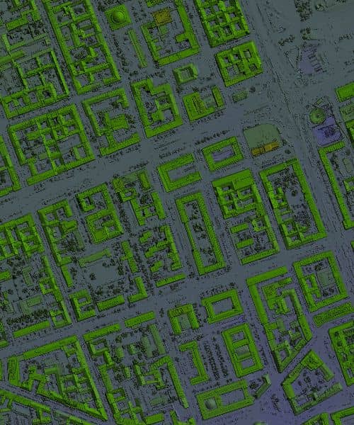 Digital mapping data used to verify measurements during an ALTA Land Title Survey under the updated 2026 standards