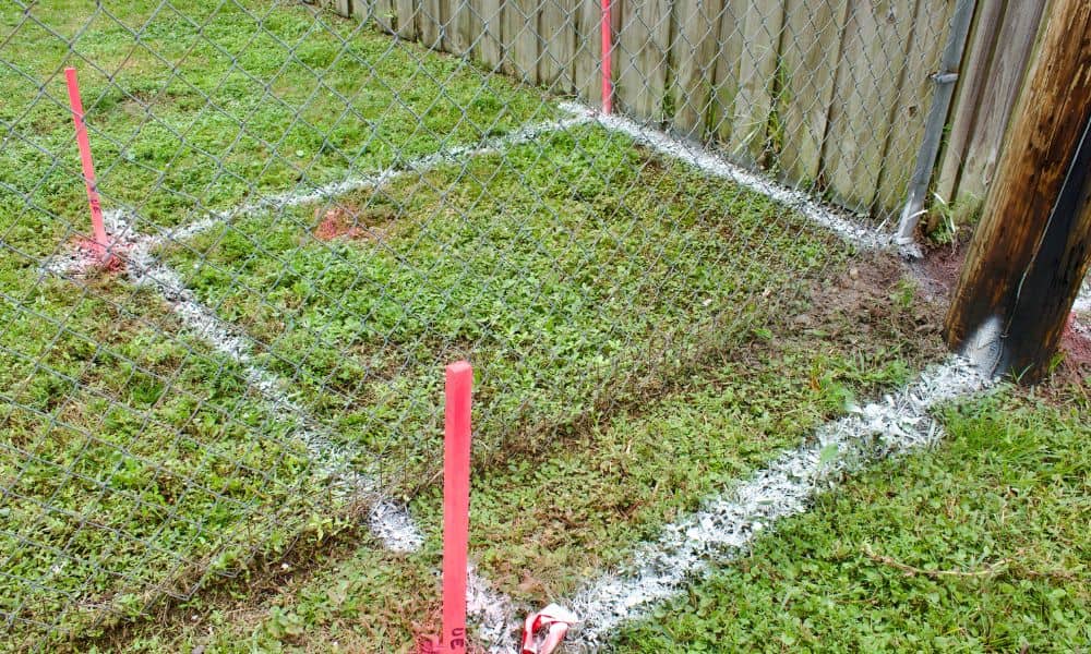 Fence not aligned with property boundary markers revealed during an alta title survey